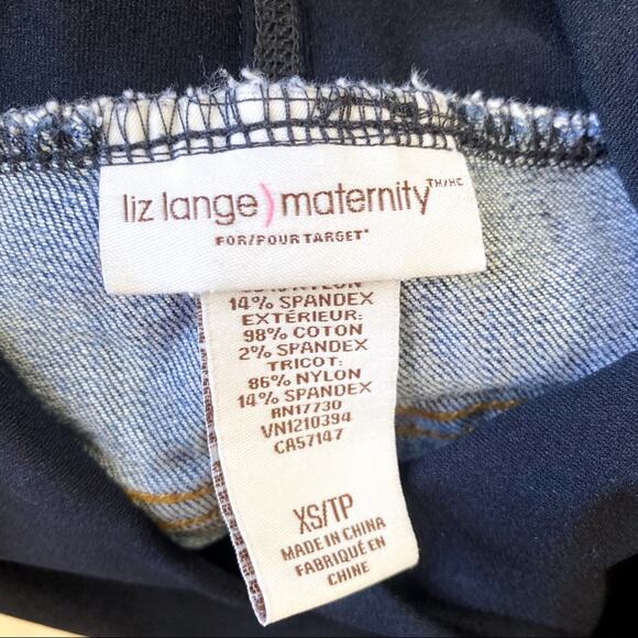 Liz Lange Maternity Jean Shorts - Picture 3 of 4